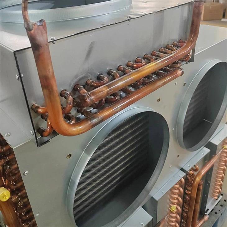 Copper Tube Aluminum Fin Refrigeration Equipment Condenser